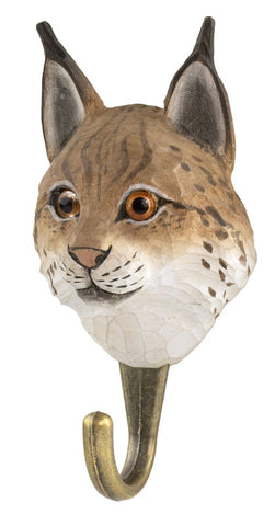 Wildlife Garden Hook - Lynx