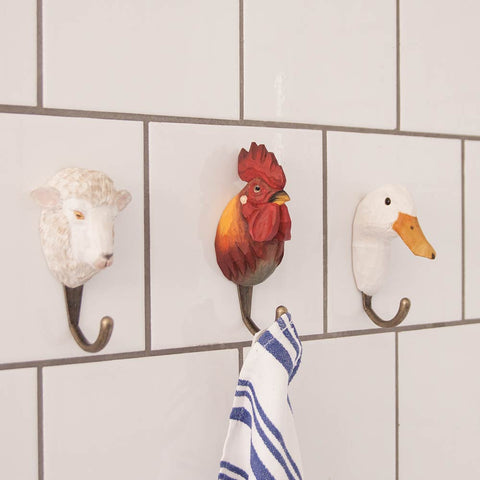Wildlife Garden Hook - Rooster