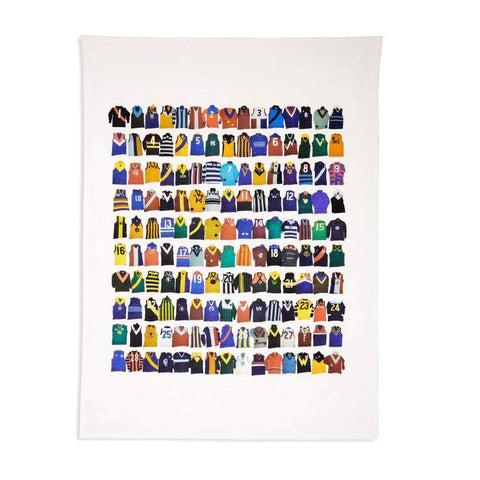 Tea Towel Sporting Nation Football Jumpers Mix