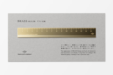 Traveler's Brass Ruler