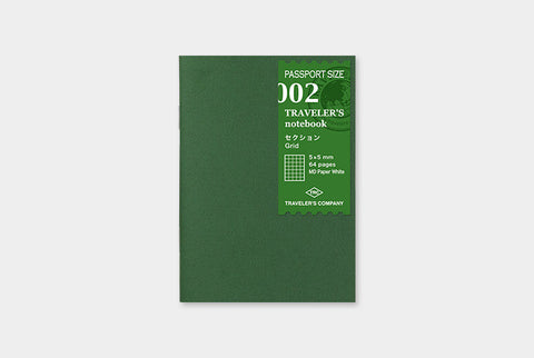 Traveler's Notebook Passport 002 Refill Grid